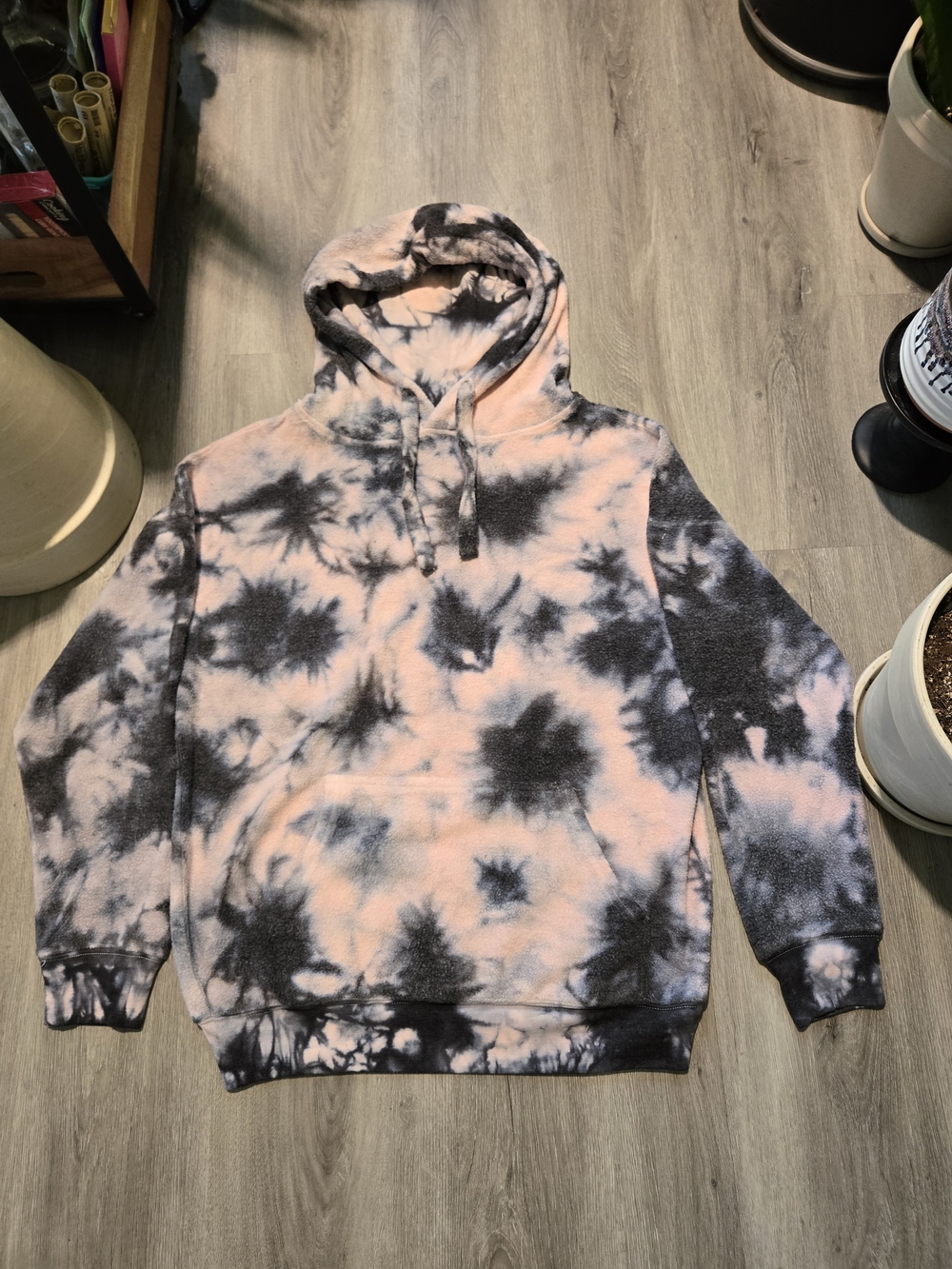 Soft Serve Clothing Cloud Cotton Pink & Black  Hoodie